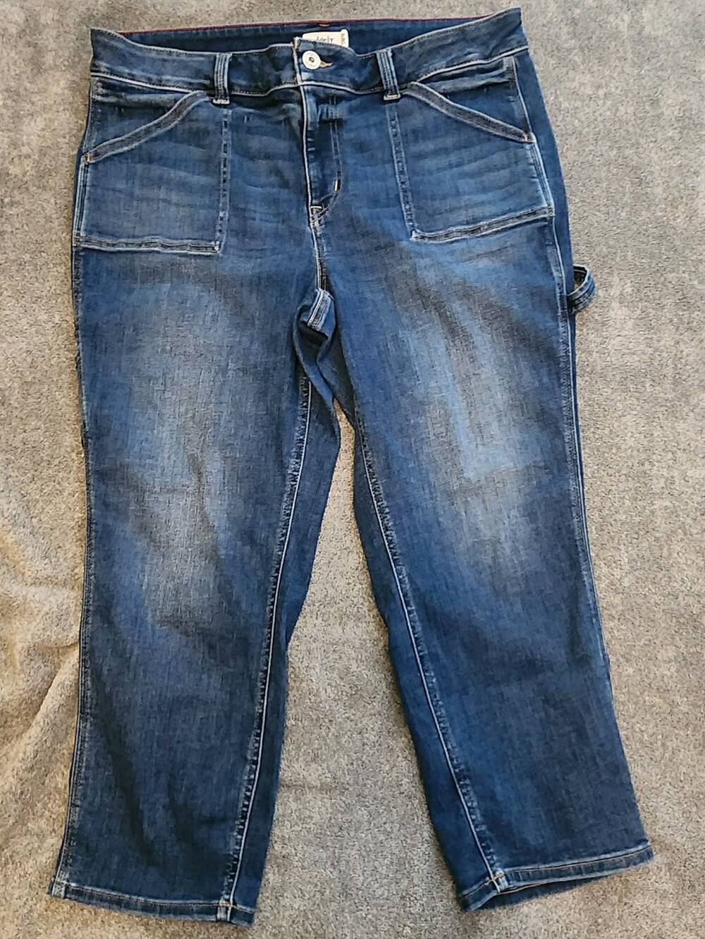 Edgely 20W High Rise Slim Straight Reprieve Blue Jeans Women’s Casual Pants